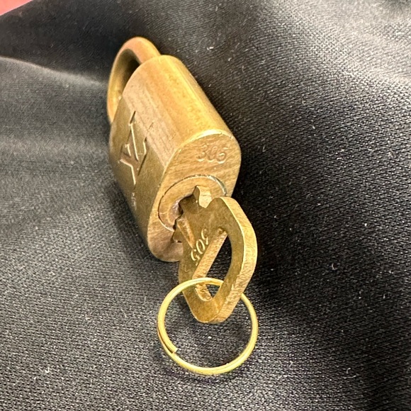 Louis Vuitton Gold Padlock with Key #305 - Picture 3 of 3